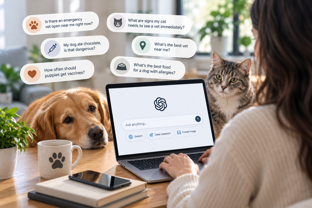 AI questions about veterinarians from pet owners
